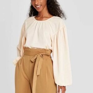 A New Day long puffed sleeve shirt